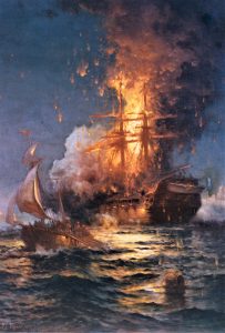 L'incendio della USS Philadelphia