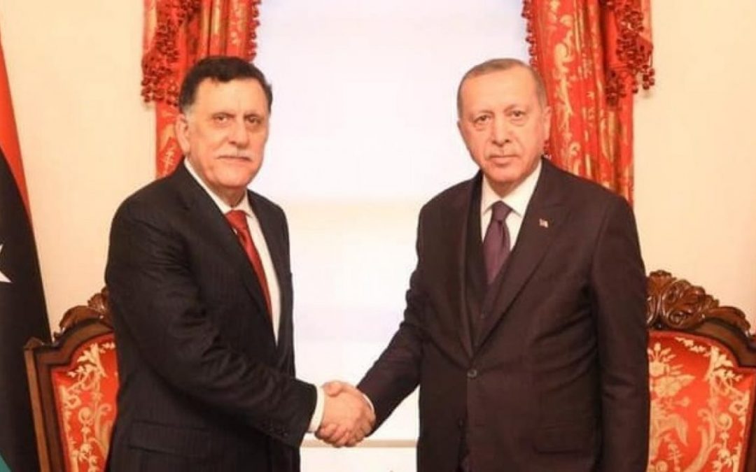 Al-Serraj Erdogan Libia