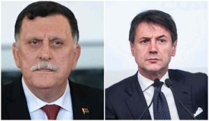 Il Presidente Conte e il Premier Al Serraj